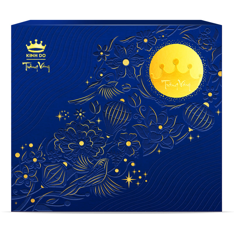 Bánh Trung Thu Trăng Vàng - Hồng Ngọc An Lành Hộp 4 Bánh 160g
