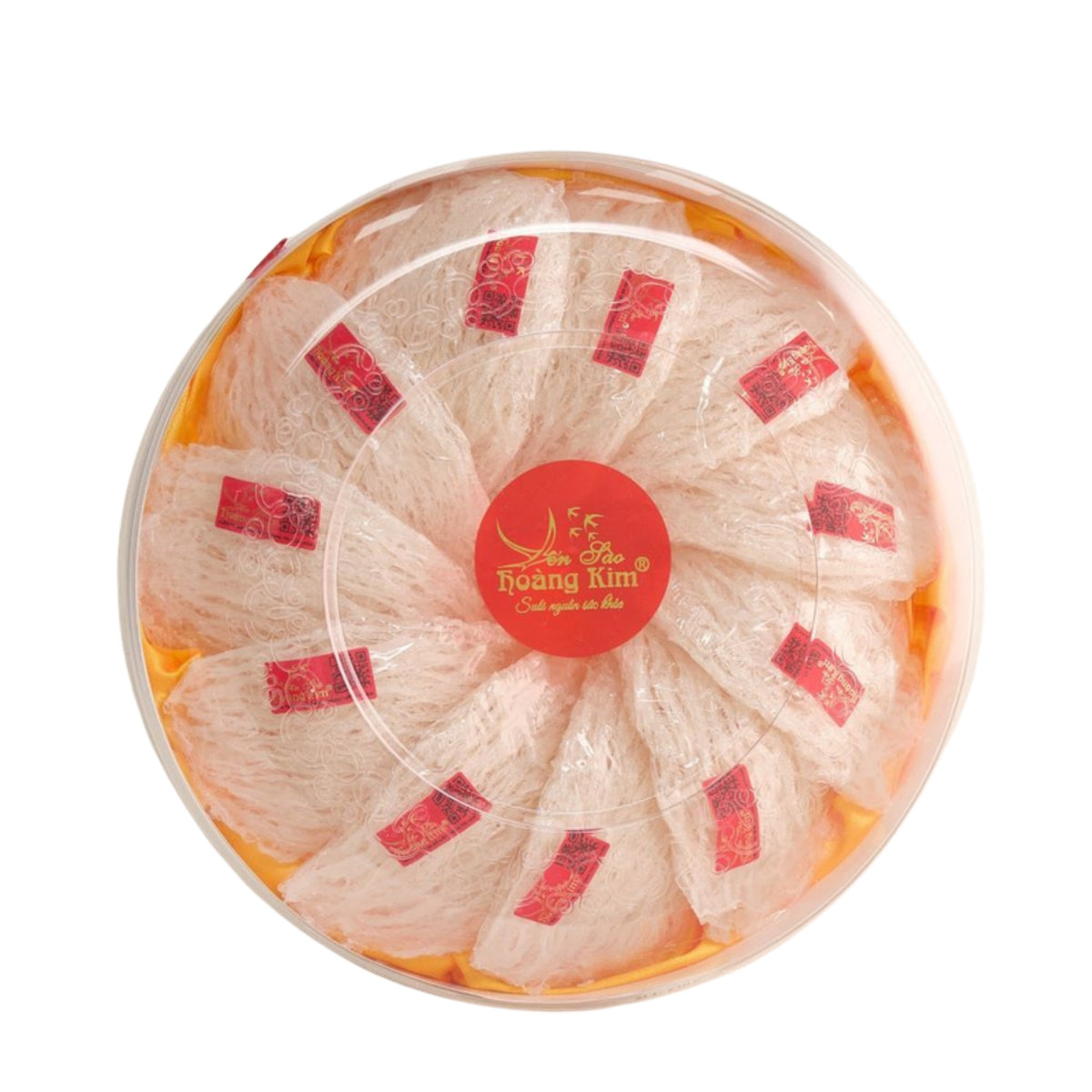 Tổ yến tinh chế loại 1 Khánh Hòa Hoàng Kim hộp 50g – ảnh sản phẩm nền trắng