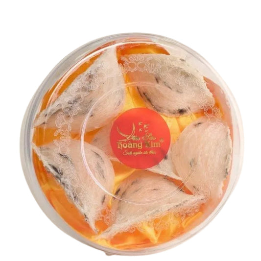 Tổ yến thô ít lông loại A Khánh Hòa Hoàng Kim hộp 50g – ảnh sản phẩm nền trắng