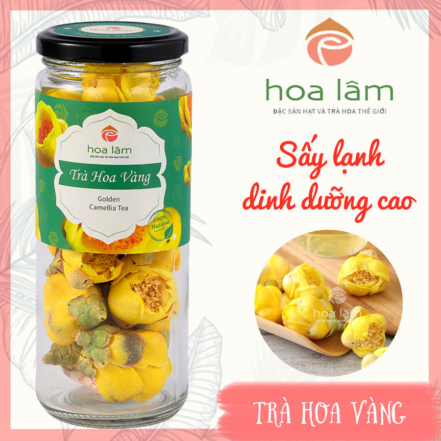 Trà hoa vàng sấy lạnh nguyên bông Hoa Lâm túi 20g – ảnh 1