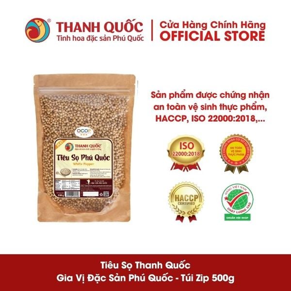 Tiêu sọ Phú Quốc Thanh Quốc túi 500g – ảnh 1