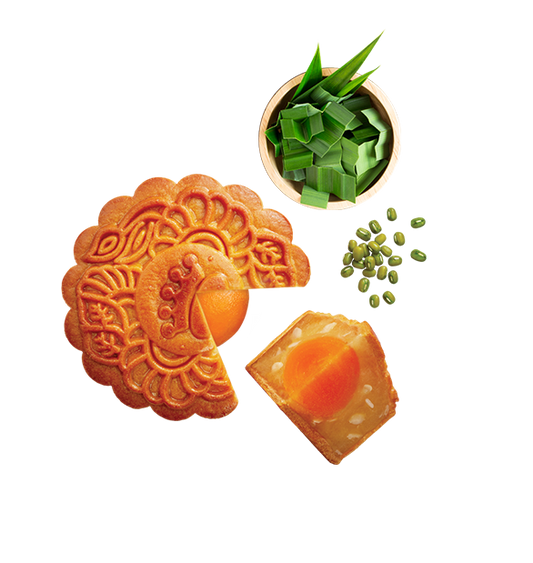 Bánh Nướng Kinh Đô - Đậu Xanh Lá Dứa 1 Trứng 150g
