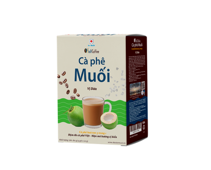 Cà phê muối vị dừa SaltCoffee hộp 9 gói 180g – ảnh 3