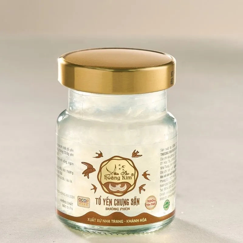 Yến chưng sẵn đường phèn Khánh Hòa Hoàng Kim hũ 70ml – ảnh 4