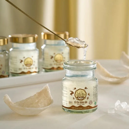 Yến chưng sẵn đường phèn Khánh Hòa Hoàng Kim hũ 70ml – ảnh 3