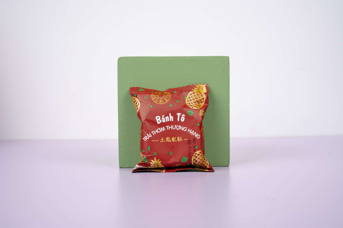 Bánh dứa (bánh tô trái thơm) Đại Phát hộp 10 bánh 400g – ảnh 3