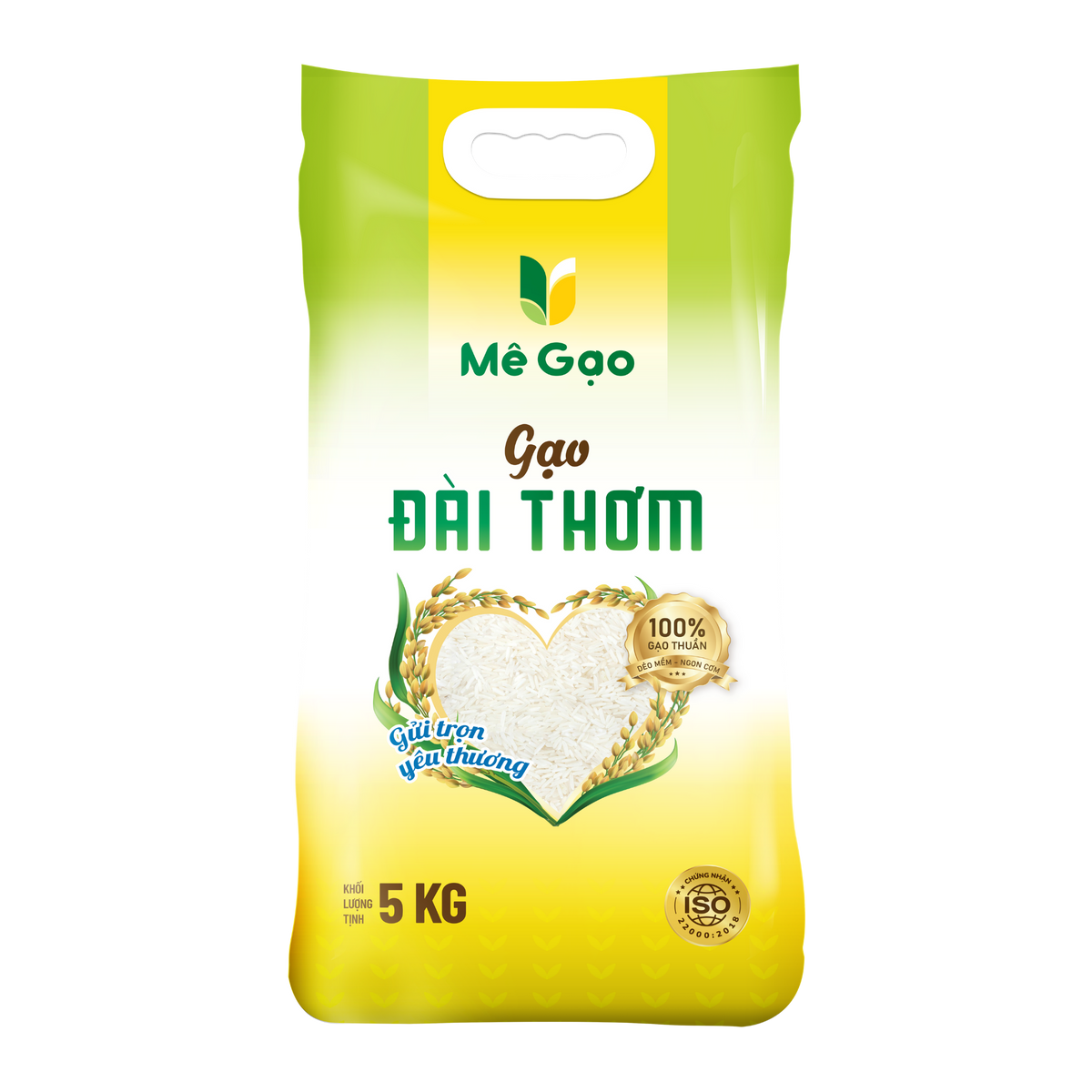 Gạo Đài Thơm 8 Đồng Tháp Mê Gạo túi 5kg – ảnh 1