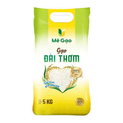 Gạo Đài Thơm 8 Đồng Tháp Mê Gạo túi 5kg – ảnh 1
