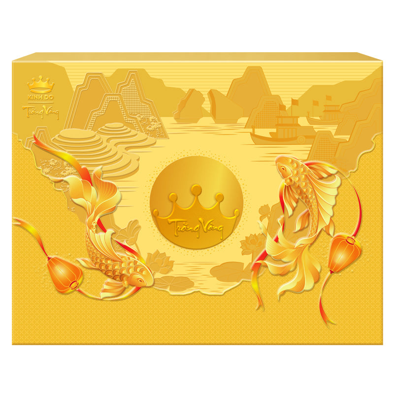 Bánh Trung Thu Trăng Vàng - Hồng Ngọc An Phú Hộp 4 Bánh 160g