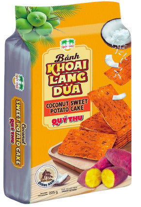 Bánh khoai lang dừa Quảng Nam Quý Thu gói 225g – ảnh 1
