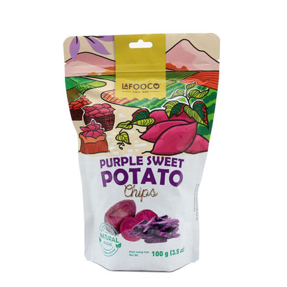 Khoai lang tím sấy giòn Long An Lafooco gói 100g – ảnh 2