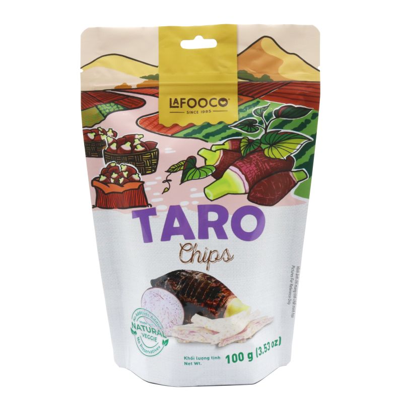 Khoai môn sấy giòn Long An Lafooco gói 100g – ảnh 3