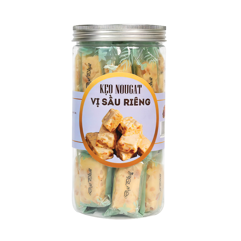 Kẹo nougat sầu riêng Đại Phát hũ 288g – ảnh 1