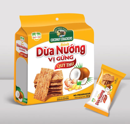 Bánh dừa nướng vị gừng Quảng Nam Quý Thu gói 125g – ảnh 1