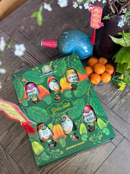 Hộp quà hạt điều Bình Phước BÀ TƯ hộp quà 1200g – ảnh 3