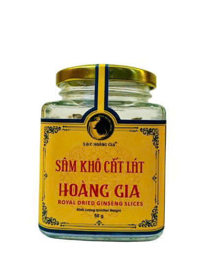 Sâm Bố Chính khô cắt lát SBC Hoàng Gia hũ 50g – ảnh 1